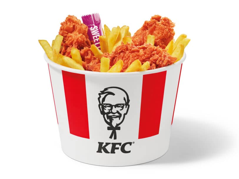 Bucket for 1 Hot Wings