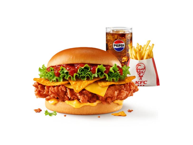 Doritos Zinger burger meal